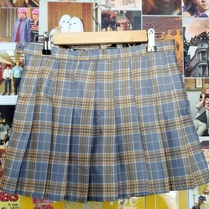 Plaid Mini Skirt